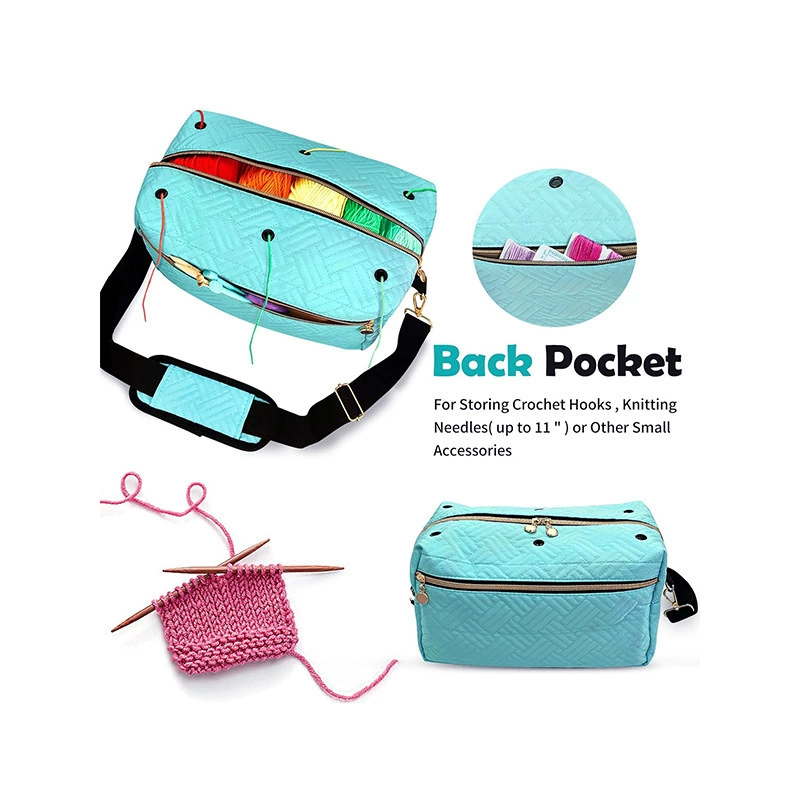 Тканевая игольчатая проволока инструмент для хранения Большая емкость шерстяная сумка для хранения портативная сумка для хранения ручной работы
