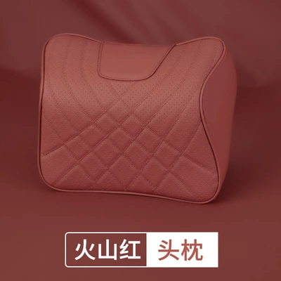 Headrest – F car headrest car pillow neck - no-standard-net-version-f-volcano-red-headrest-1