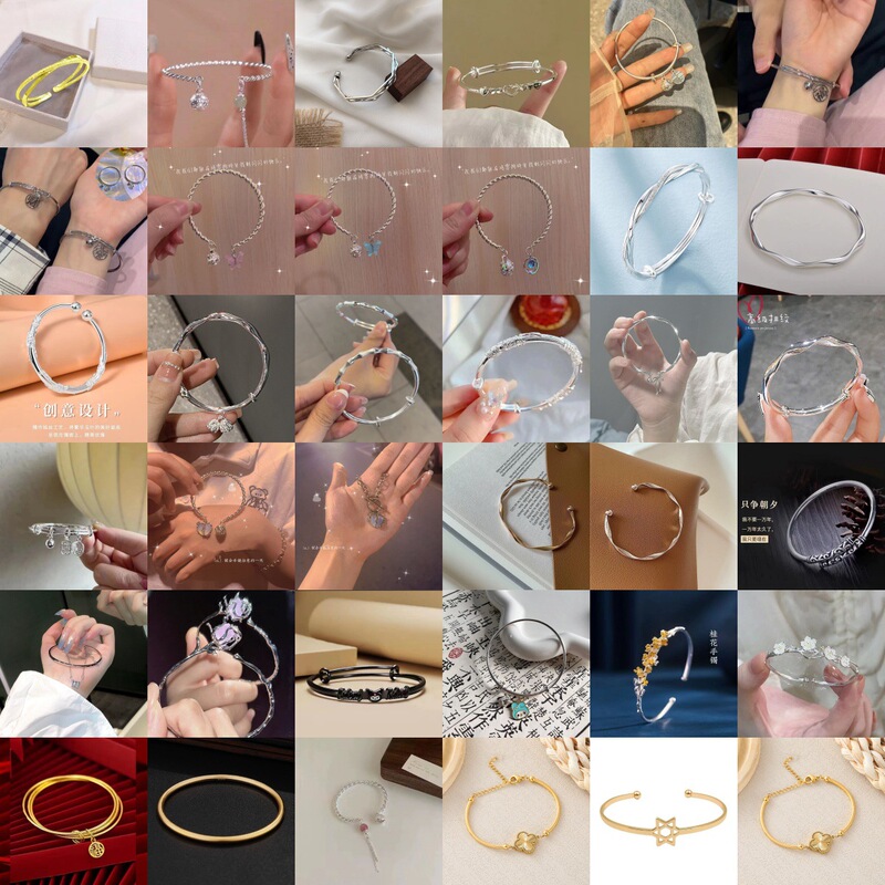 Six-Pointed Star Jewelry Lucky Hollow Open Bracelet Five-Pointed Star Accessories Bracelet Student Gift