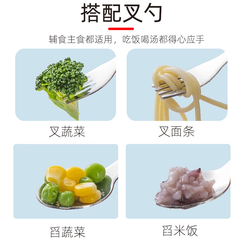 Bebé de grado alimenticio silicona cubierta set cangrejo plato set diez piezas bebés silicona anti-caída resistente al calor ventosa cucharas