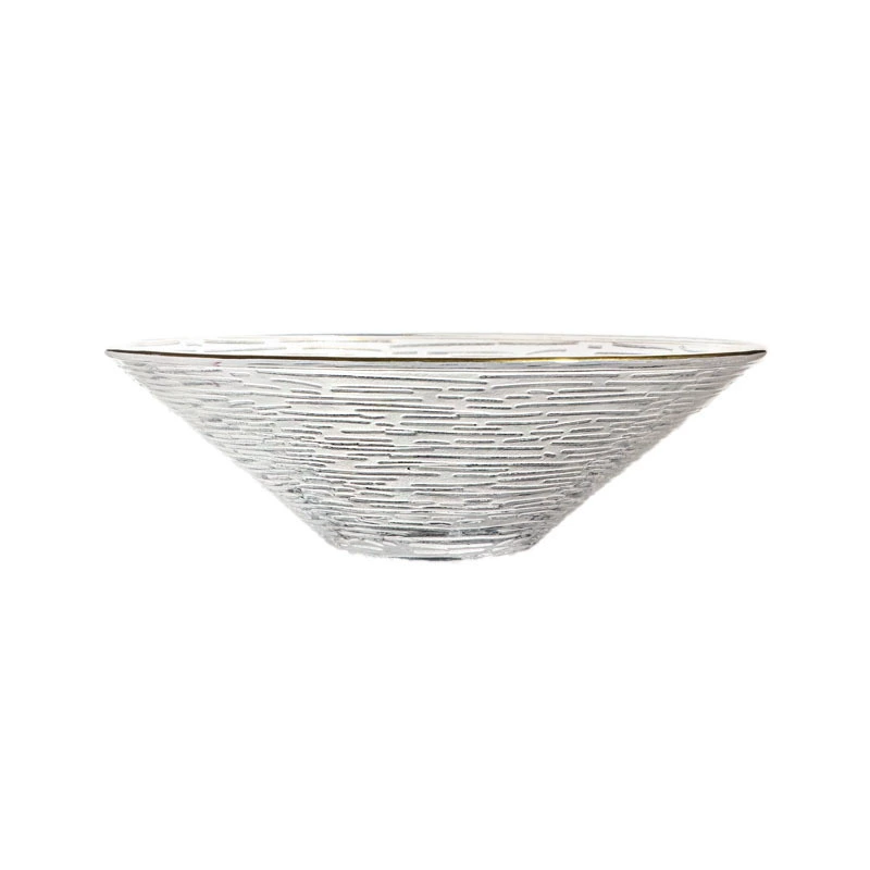 Стеклянная миска Phnom Penh Douju, стекло Nordic с золотистой каймой, 15–31 см