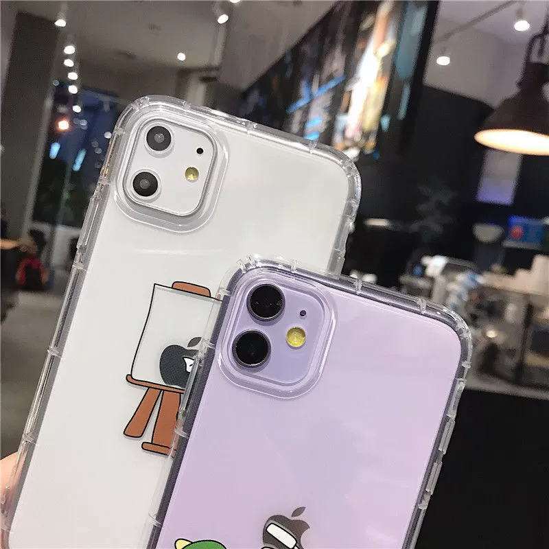 Яблоко, милый совместимый динозавр, iPhone 17, iPhone17 Pro, мультяшный чехол для телефона, iphone, 15promax