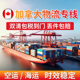 加拿大国际物流专线空运海运整柜拼柜双清包税到门代理运输