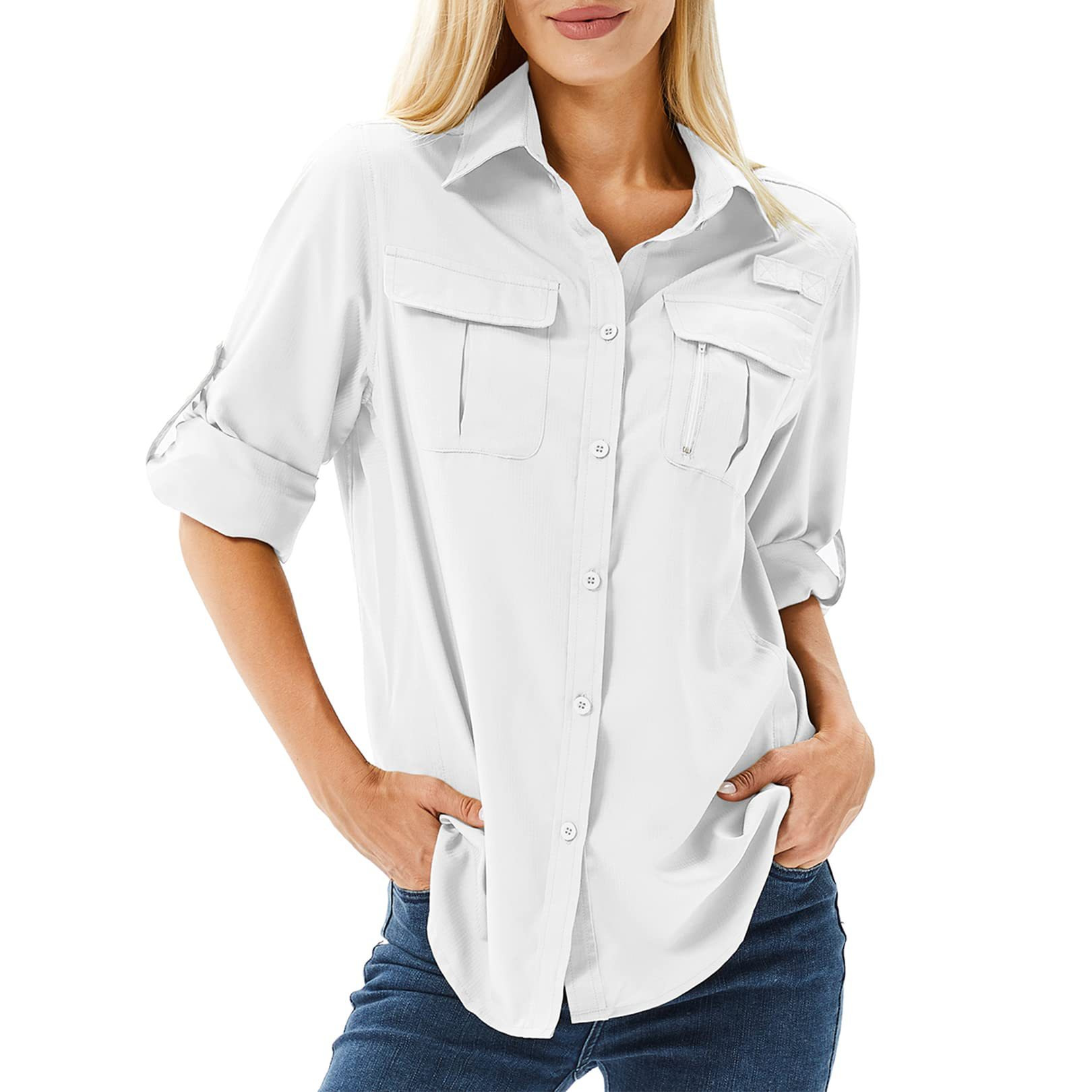 Women's Quick Drying Breathable Stretch Shirt Uv Protective Top_voghion.com