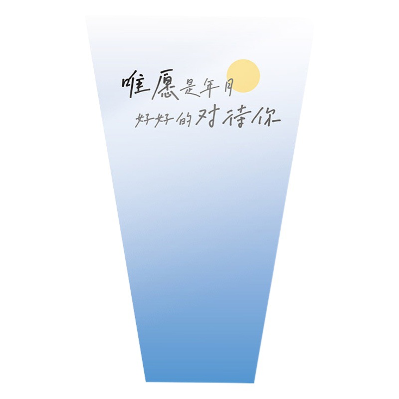 Bolsa de embalaje de flores frescas de verano diy bolsa múltiple confesión deseo opp bolsa de embalaje de ramo único bolsa de flores