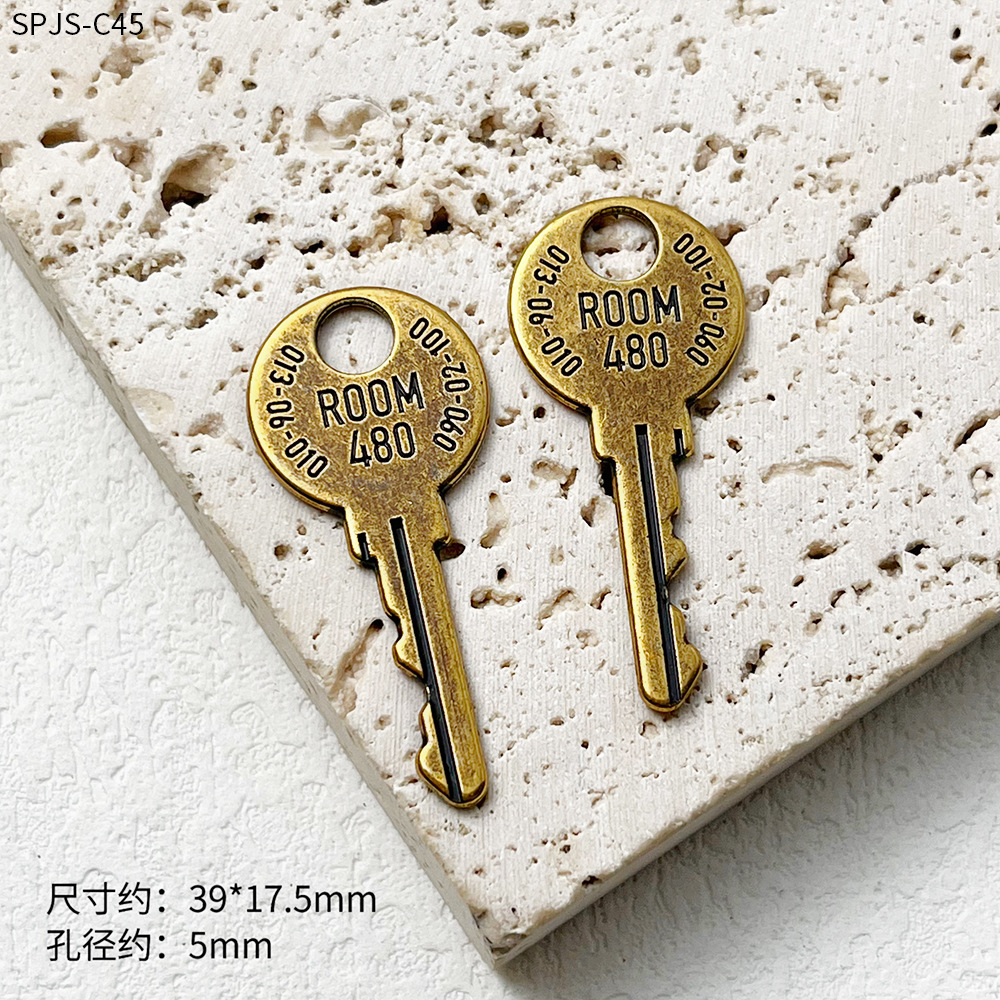 [신구칭* 원형 열쇠 펜던트] 1개 K-6190