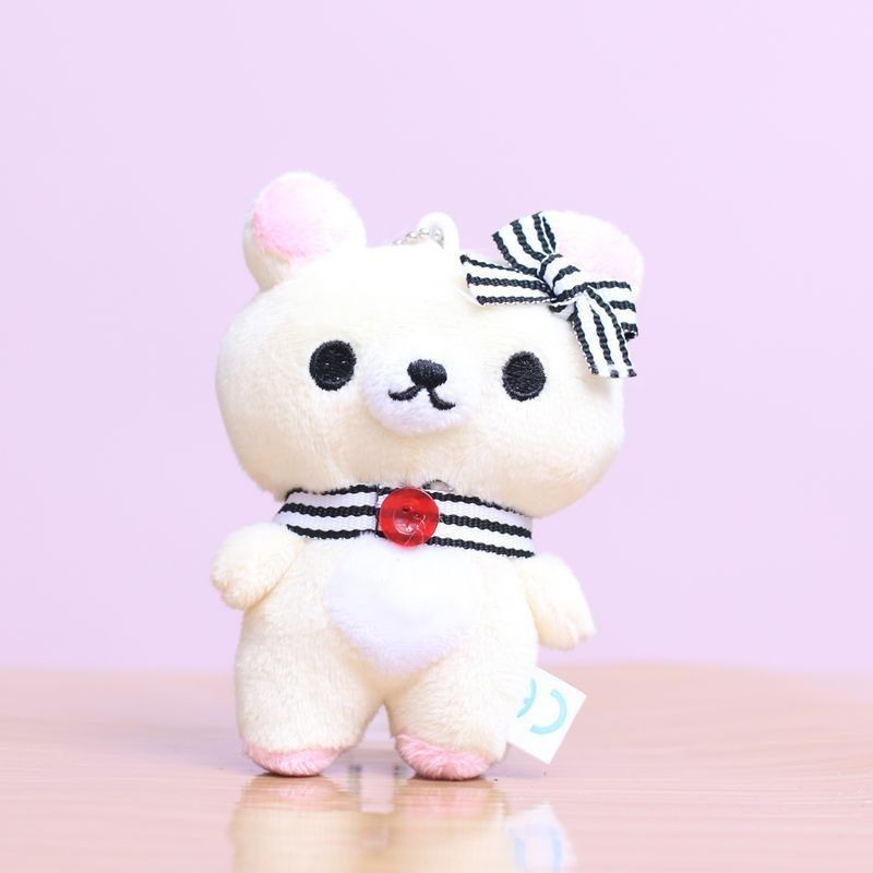 ネット有名人かわいいリラックマペンダントぬいぐるみ人形クマバッグペンダントキーホルダー布人形人形|undefined