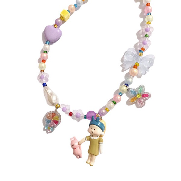 Matte acrylic beads