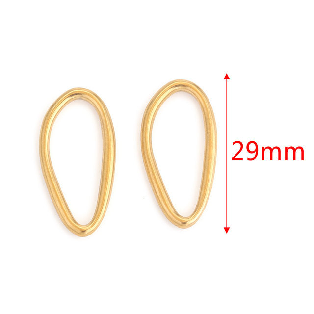 De Acero inoxidable geométrica conector joyería haciendo encontrar pendientes suministros DIY joyería círculo accesorios encanto al por mayor