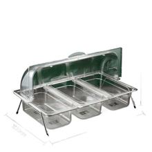 翻盖面包蛋糕托盘带盖食品试吃塑料保鲜展示盒子透明展示盘水果盘