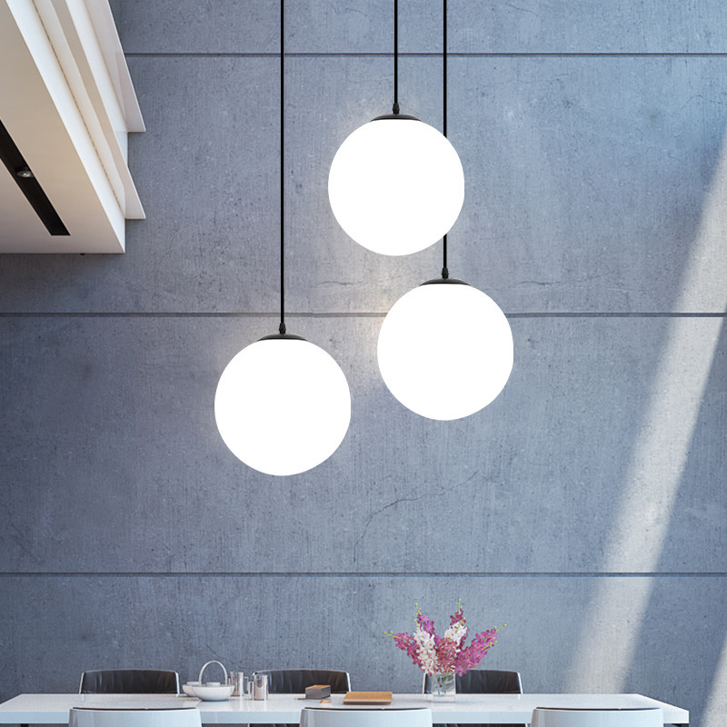 Art Ball Chandelier Nordic Modern Simple Creative Personality Restaurant Bar Shop Commercial Glass Ball Lamps Art Ball Chandelier Nordic Modern Simple Creative Personality Restaurant Bar Shop Commercial Glass Ball Lamps