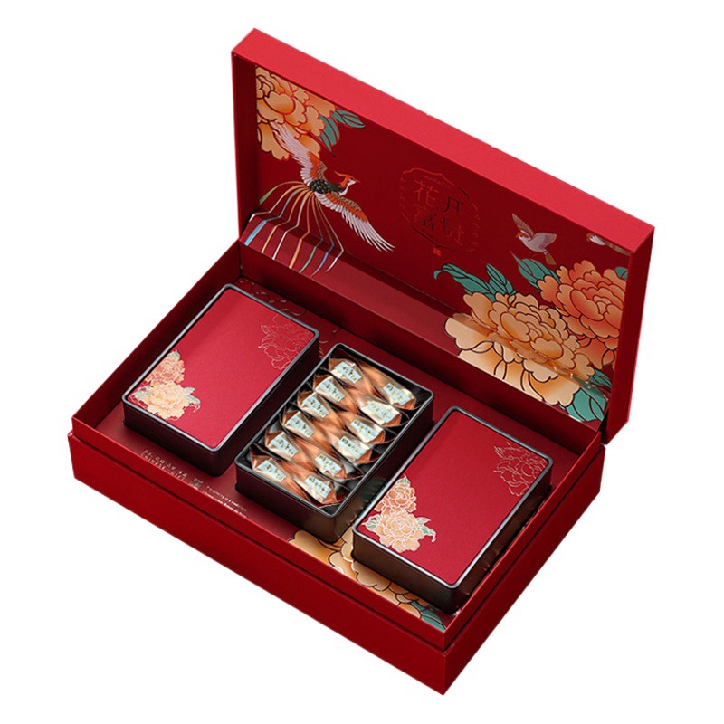 Festival gift-giving flowers Zhengshan small black tea Luzhou-flavor tea non-special gift box 250g tea wholesale