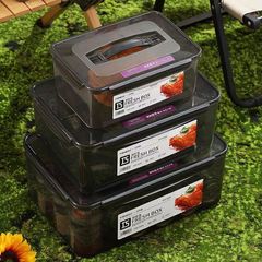 タッパー食品級密封箱弁当箱長方形冷蔵庫食品収納箱商用キムチプラスチック箱