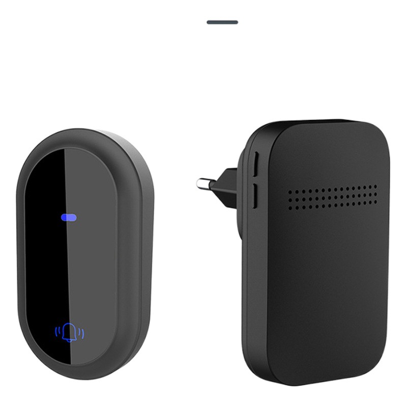 Timbre inalámbrico autogenerador a prueba de agua al aire libre, timbre musical inteligente de larga distancia para el hogar, localizador inalámbrico 433 para ancianos