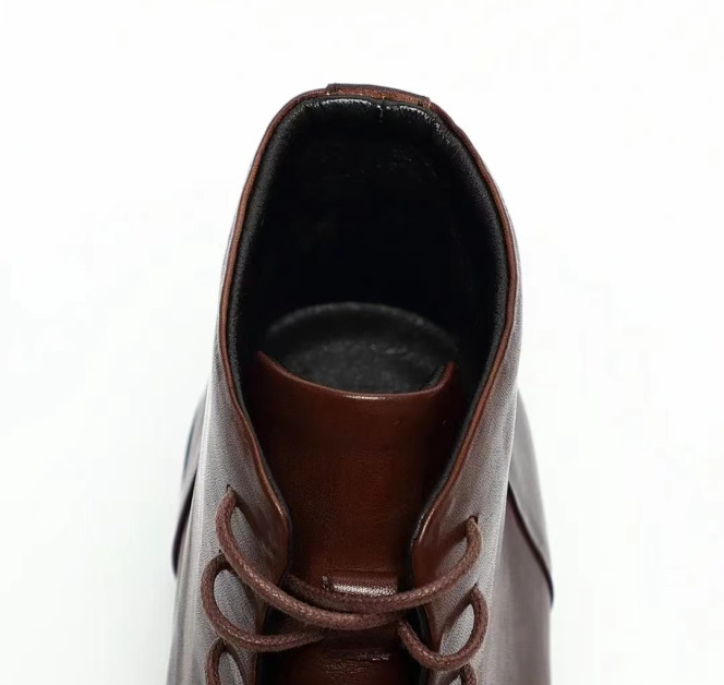 Autunno e inverno nuovi stivali da uomo scarpe derby suola in pelle moda scarpe da uomo stivaletti allacciati tendenza tutto_voghion.com