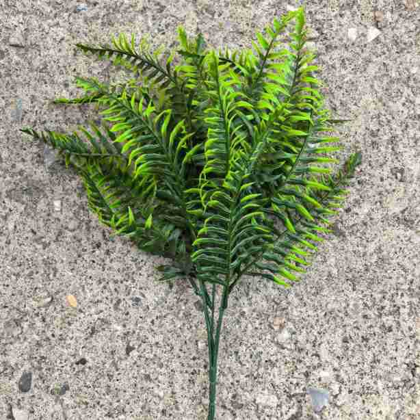 Plantas verdes artificiales pequeñas plantas retardantes de llama B1 SGS certificación de la UE informe retardante de llama simulación de plantas artificiales de haz