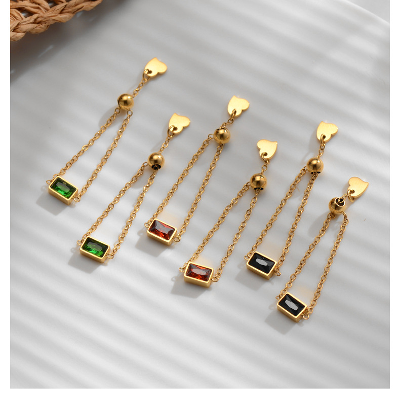 PVD Coated Gold Plating Process Real Gold Plated Plating Material Wholesale Jewelry Fashion Geometric 304 Stainless Steel Zircon 18K Gold Plated Stainless Steel Rings