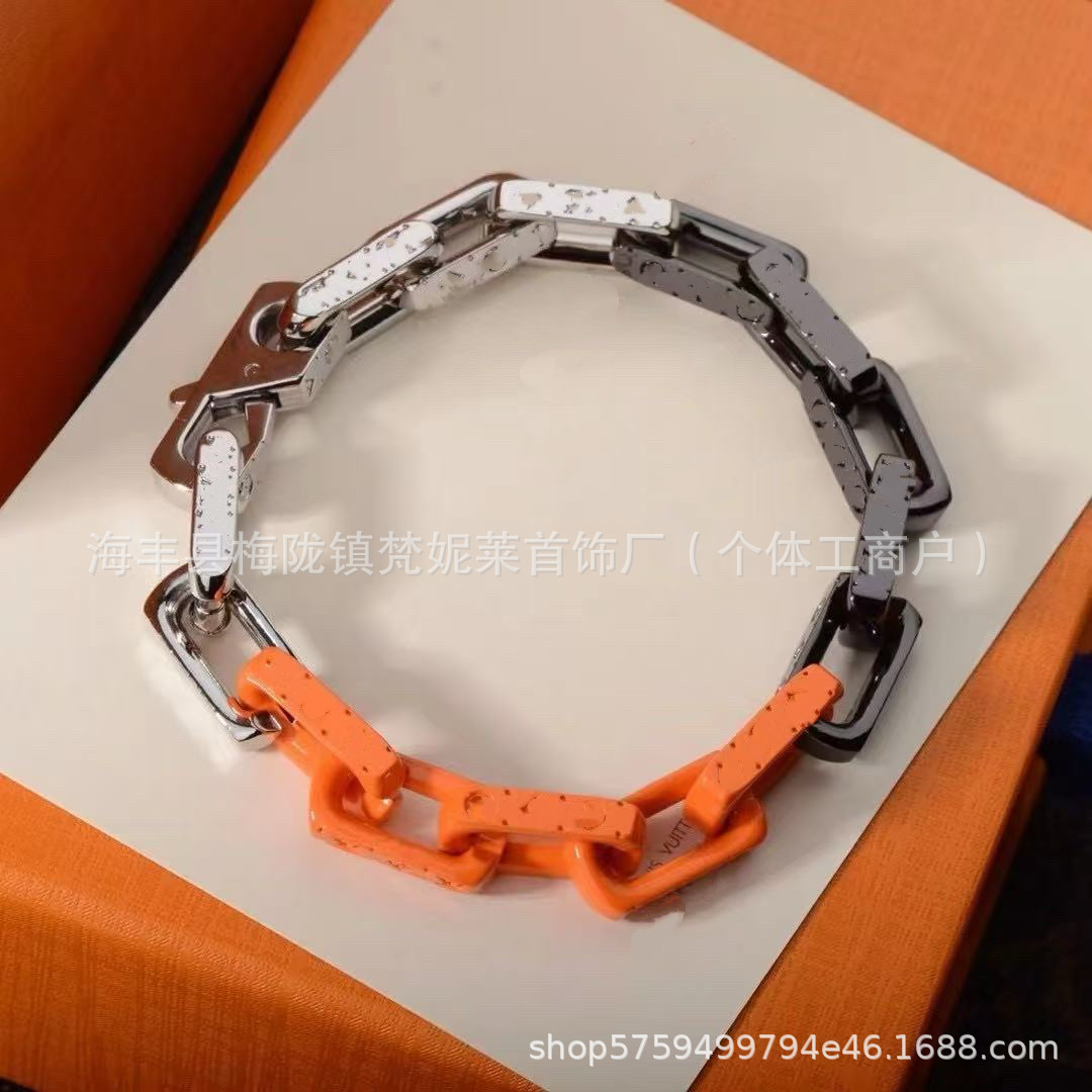 대나무 오렌지 팔찌 21cm