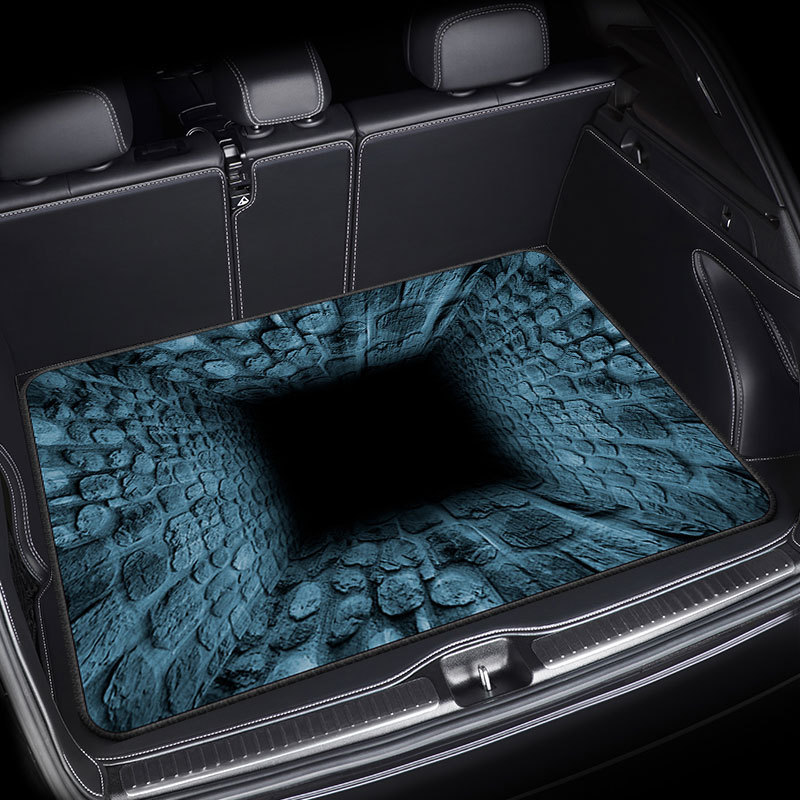 Cross-border American car trunk mat crystal velvet floor mat dirty and easy to take care of car sound insulation mat items dust mat