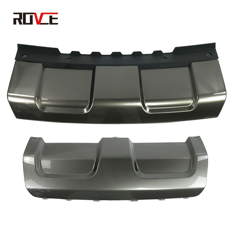 Aplicable a 2014-2017 Range Rover deportes delantero remolque cubierta trasera parachoques cubierta inferior guardia placa TRIM