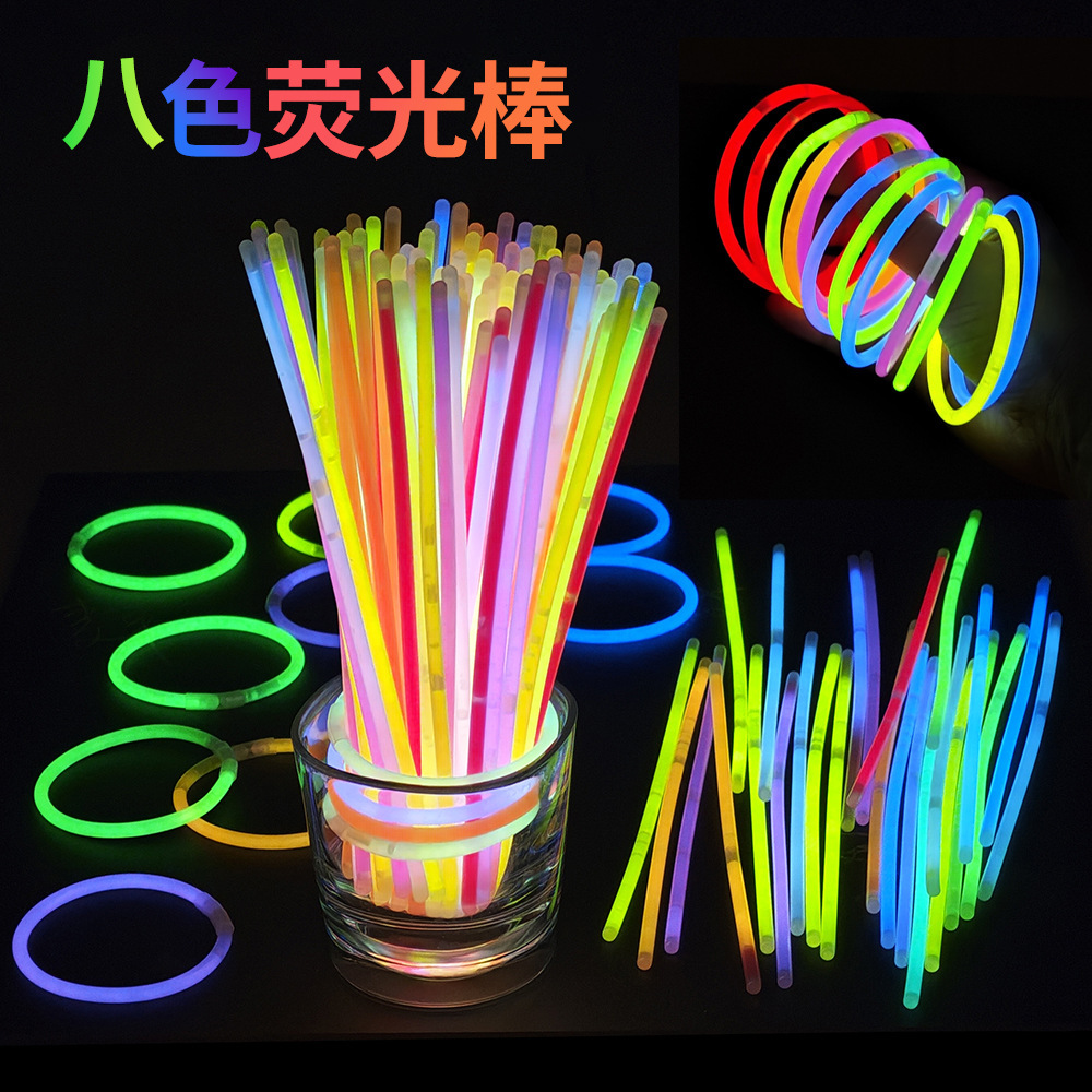 Brazalete luminoso desechable 50 juguetes para niños concierto de fiesta química fábrica de pulseras luminosas