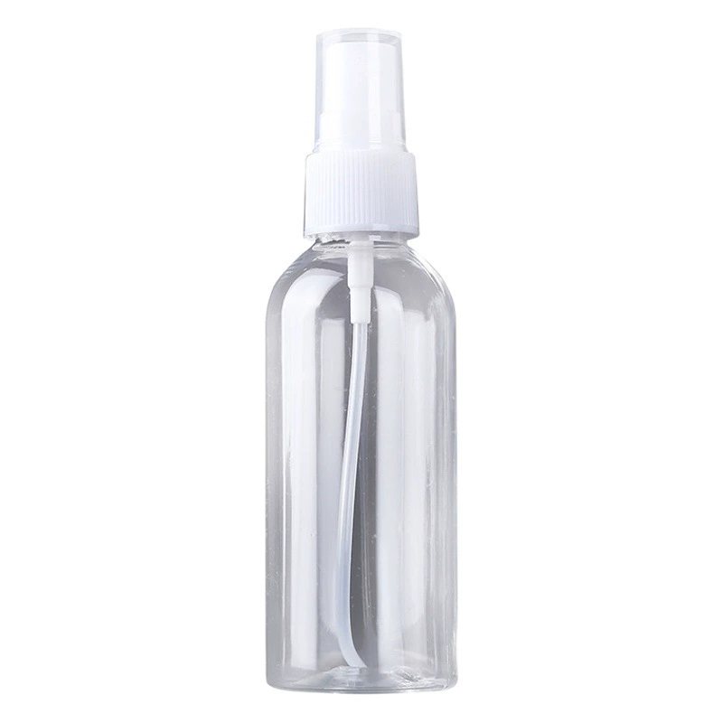 В наличии Оптовая 30ml50ml 100 мл прозрачный спрей бутылка небольшой лейки духи пластиковые небольшой спрей бутылка