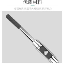 手用絲錐扳手全鋼T型加長手動絞手鉸杠可調式攻牙器工具棘輪套裝