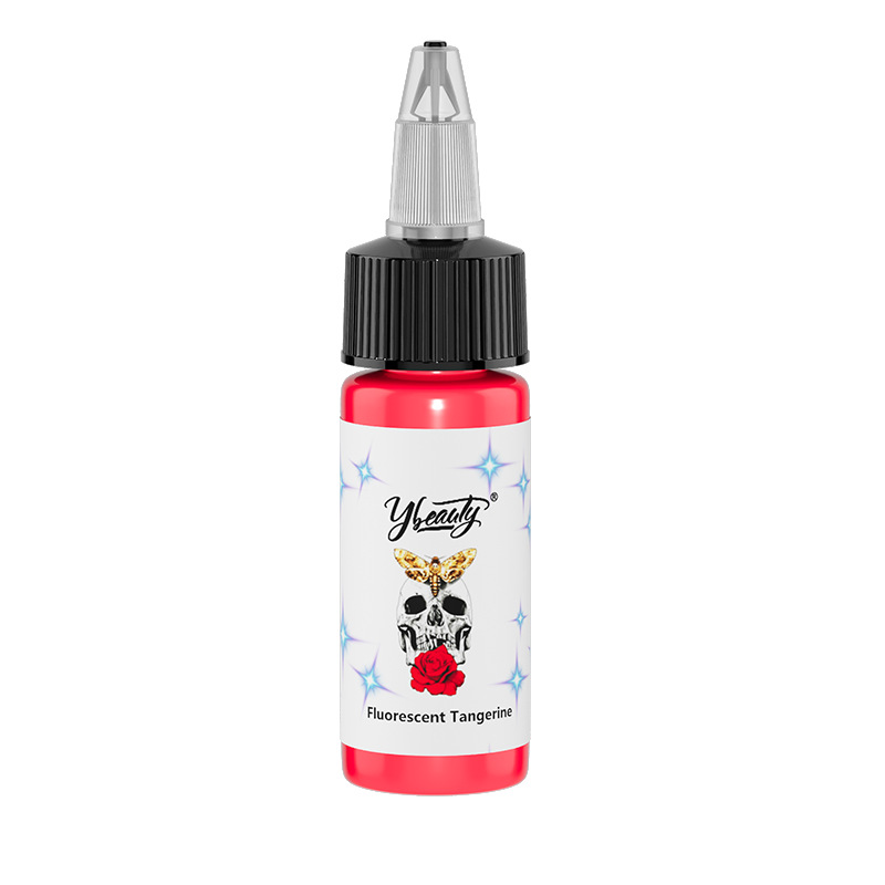 Tinta para tatuajes, pigmento de color para tatuajes 5ml/15ml, tinta fluorescente certificada por la FDA, certificación transfronteriza. image 29