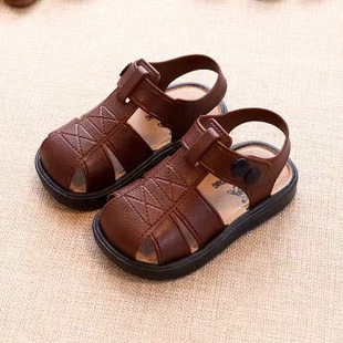 Summer Boys' Shoes 1-4 Years Old Baby Sandals Kidsren's Non-Slip Sandals Infant Toddler Shoes Kidsren's Beach Shoes Wholesale