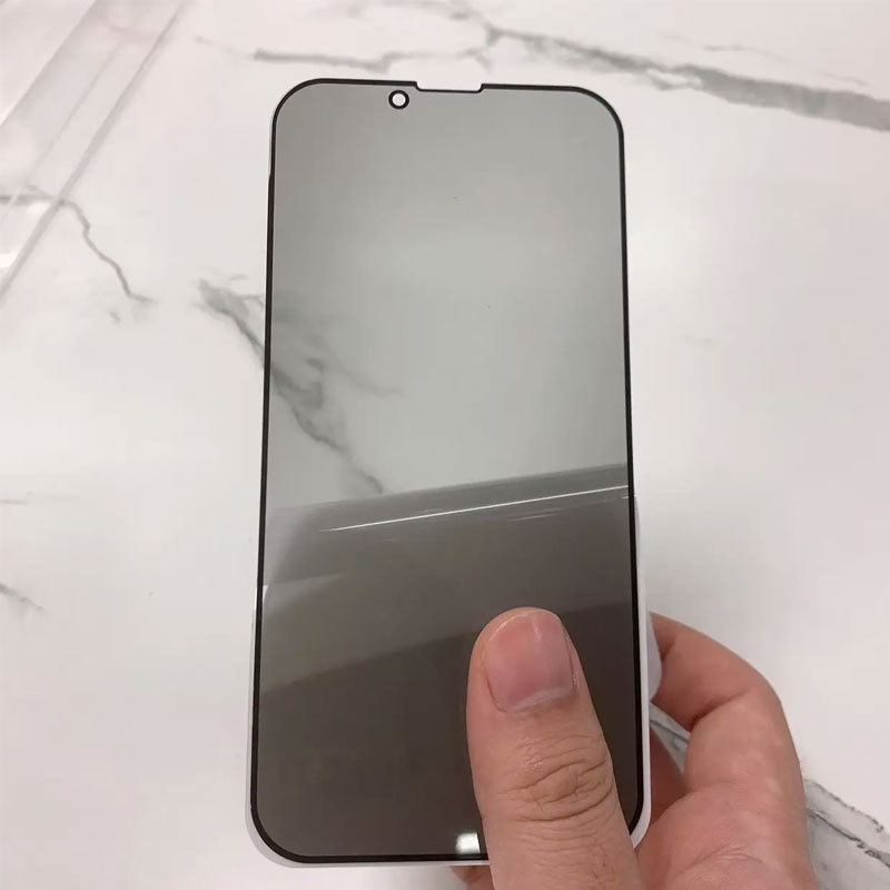 iPhone16/15promax クロスボーダーフルスクリーン携帯電話のぞき見防止強化ガラス保護フィルム卸売|undefined