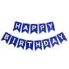 Blue Blue Perm, Fish Flower Tail Birthday Pull Happy Birthday Birthday Happy Birthday Banner Banner Plus Flower