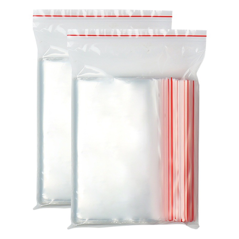 PE bolsa autosellante engrosada bolsa compacta transparente bolsa de sellado de plástico grande bolsa de sellado de plástico bolsa de sellado bolsa de embalaje
