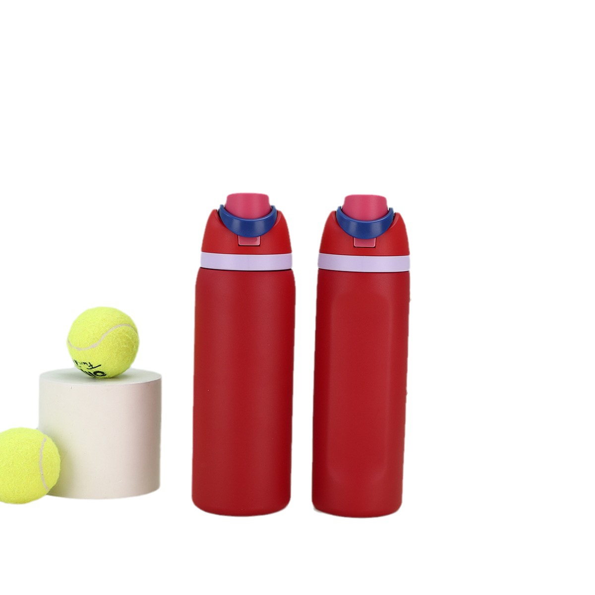 Cross-Border New Fruit Cup 304 Stainless Steel Thermos Cup Outdoor Fitness Sports Water Bottle Car Sports Water Cup