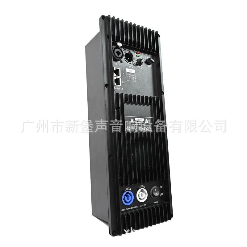 Amplificador profesional de clase D de doble canal de 1200W 500W Módulo de altavoz activo DSP con altavoz de matriz de línea de 10 pulgadas