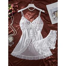 T 51655 Lace two-piece pajamas ��˿������˯�¿羳����ͨ