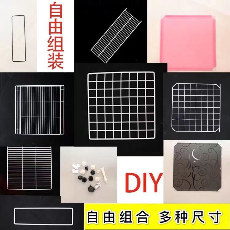 DIY cat cage single piece for sale free combination splicing pet fence resin magic piece cat cage dog cage iron net