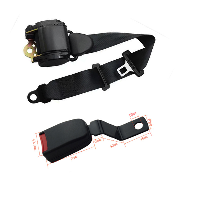 Car seat belt — Qìchē Retractable 3-Point - k3-galvanized-1128-base