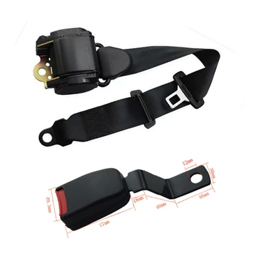 Car seat belt Diagonal Shoulder Type, Automatic Retracting Three-Point - k3-galvanized-1128-base