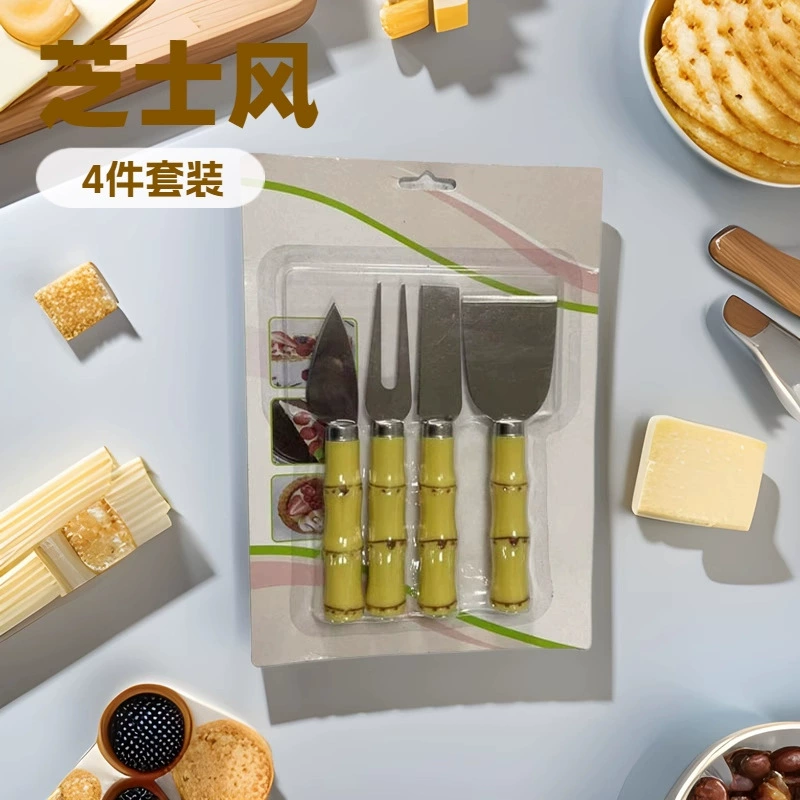 Bamboo small set, oil, 4 pieces