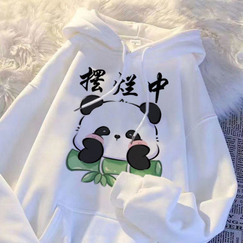 가을과 겨울 후드 스웨터 2024 새로운 느슨한 한국 다목적 아카데미 스타일 기모 두꺼운 따뜻한 자켓 탑