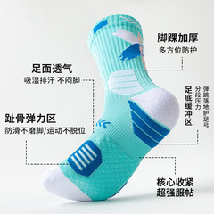 籃球襪子男中高筒秋冬實戰毛巾底加厚防滑減震精英襪高幫運動跑步