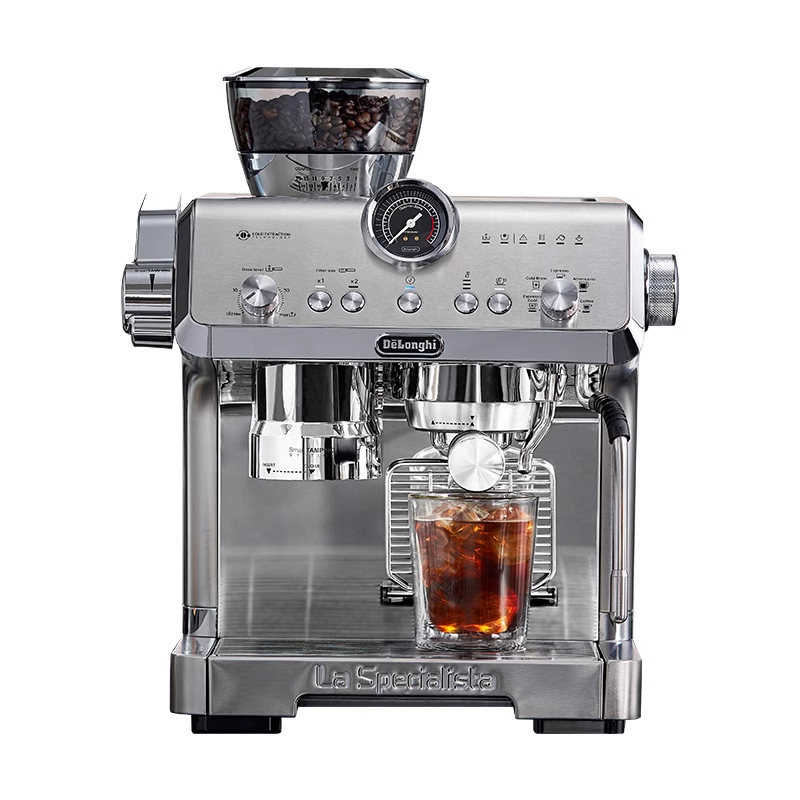EC9555 extracción en frío molienda máquina de todo en uno italiano pequeño comercio cafetera semiautomática