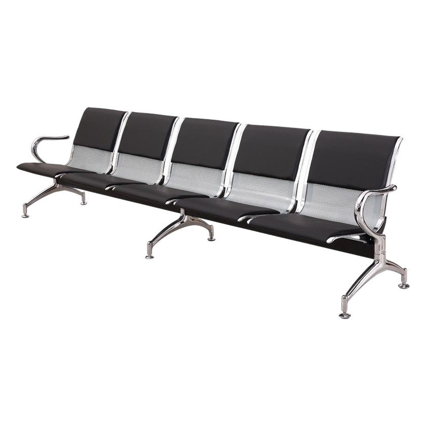 Three-Seat Row Chair, Airport Chair, Stainless Steel Hospital Waiting Chair, Public Row Rest Seat, Free Shipping Nationwide