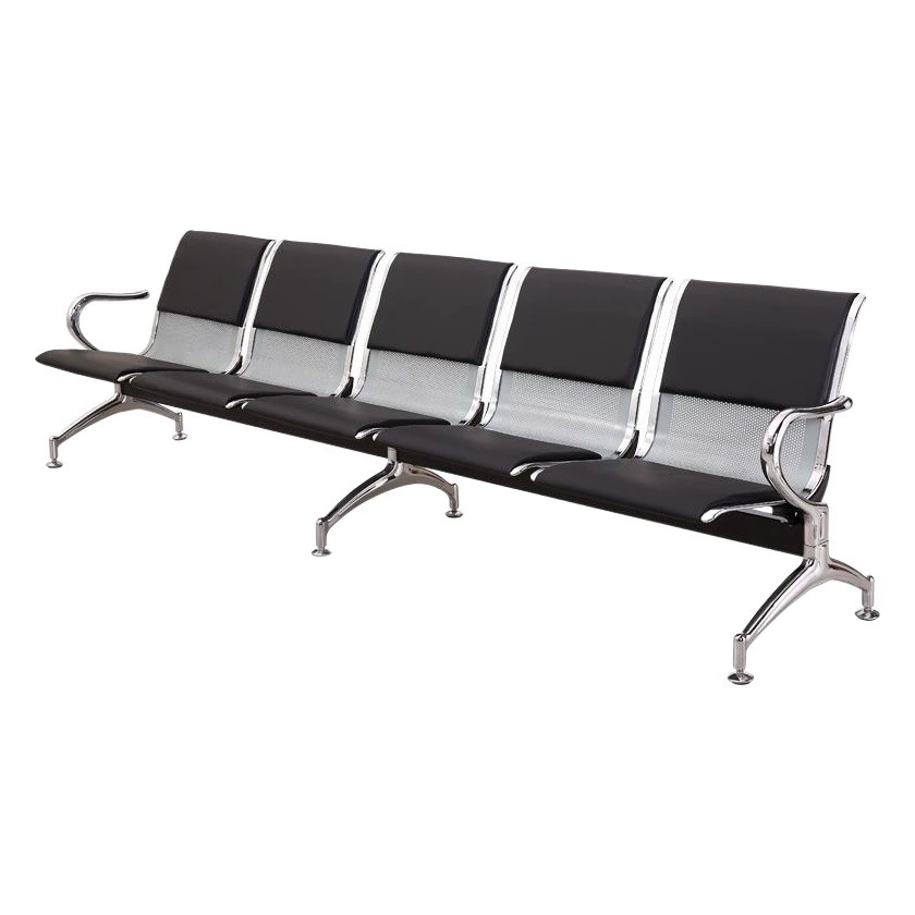 Трехместный рядный стул Стул для аэропорта Стул для ожидания в больнице из нержавеющей стали Стул для отдыха в общественном ряд Национальная Бесплатная доставка