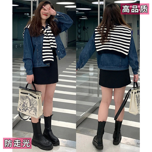 Black High-Waisted A-Line Skirt for Women 2025 Bodycon Skirt Versatile Elastic Skirt Skort Short Skirt OL Slimming Skirt