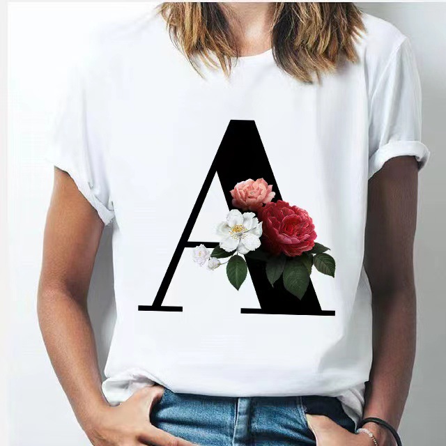 Women's T-shirt Short Sleeve T-shirts Printing Casual Classic Style Letter display picture 2