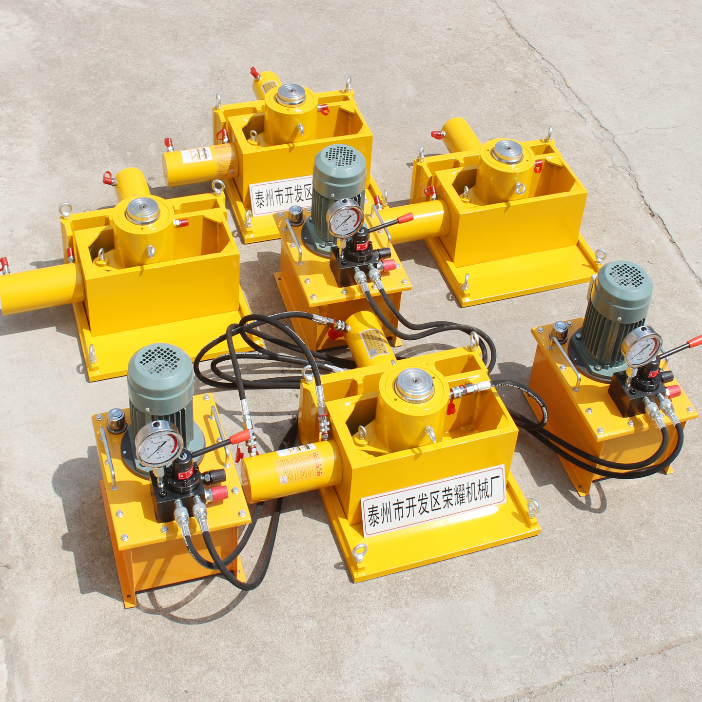 100T步履智能顶推系统桥梁推移机PLC电动同步顶升三维液压千斤顶