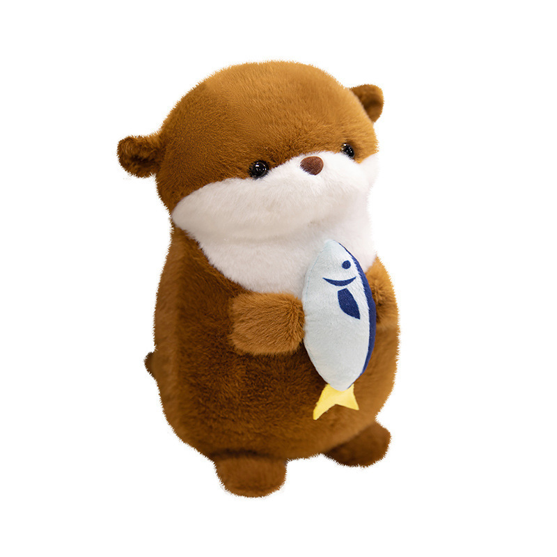 Cute muñeca de peluche, muñeca de pescado, muñeca de almohada, muñeca de peluche, regalo creativo para niños