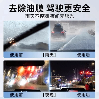 Rain Protection, Cleaning and Maintenance, Glass agent