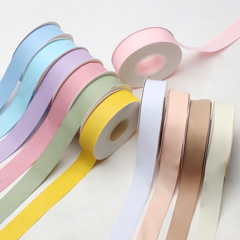 Brillante cinta de poliéster de doble cara cinta de embalaje de flores de alta densidad engrosada diy florista artesanal